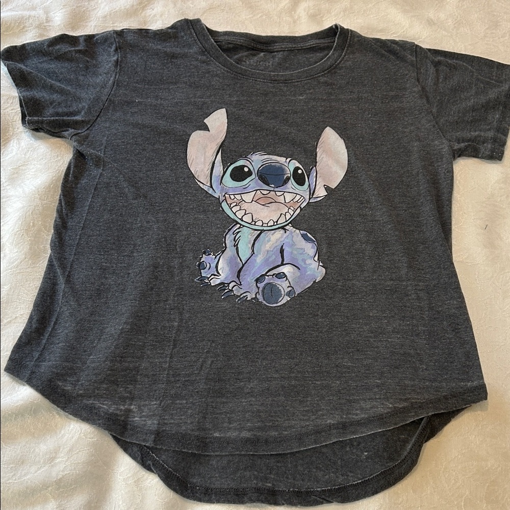 Kids Black Stitch Graphic Tee